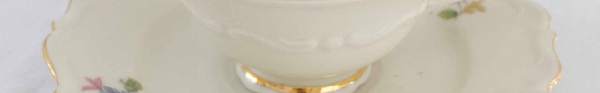 mokkakuppi, Karlskrona, kukkakuvio