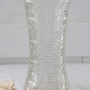 vanha englantilainen iso lasimaljakko