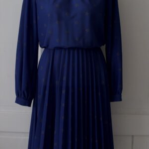 sininen vintage mekko