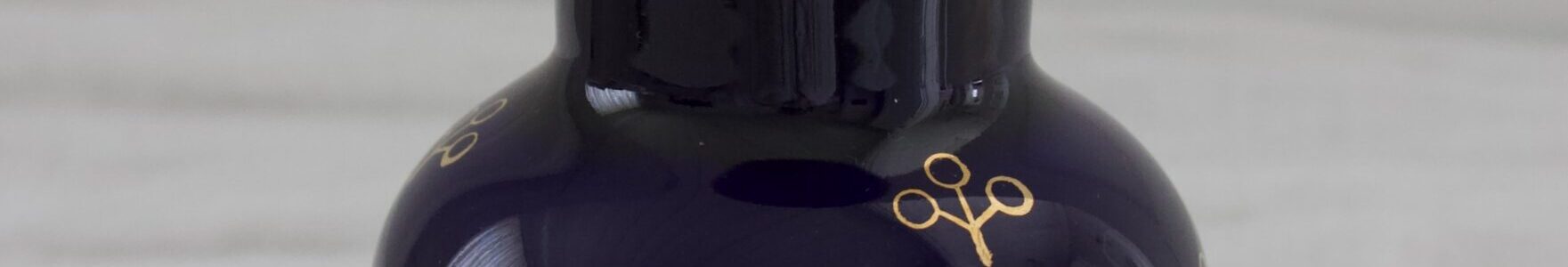 sininen venäläinen pieni maljakko, Lomonosov