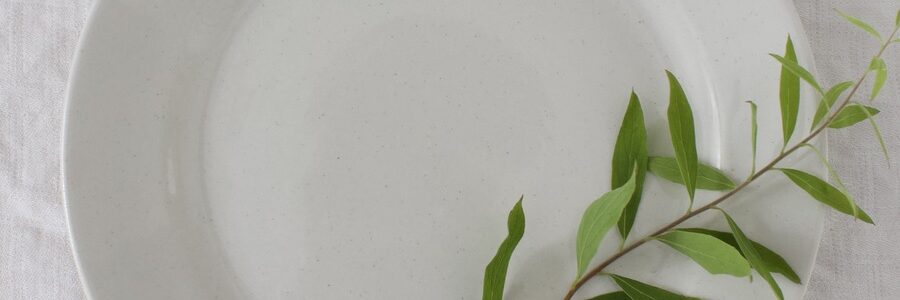 valkoinen ruokalautanen, Arabia