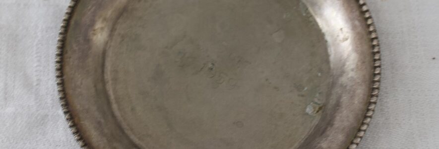 pieni alpakka kynttilä-/lasinalunen