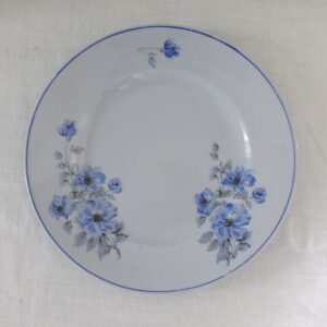 vaaleansininen kukallinen ruokalautanen, Arabia