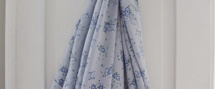 Vaaleansinikukallinen Pussilakana