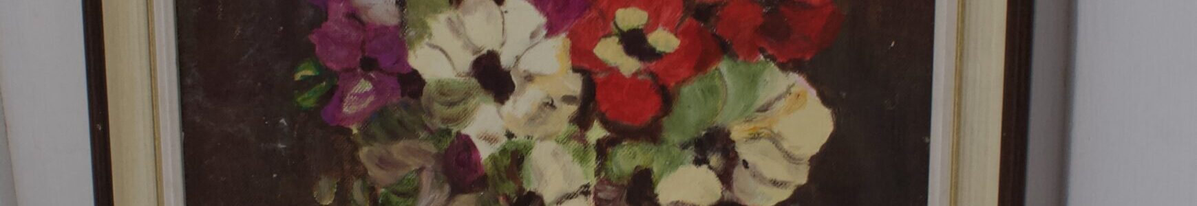 Kukallinen vintage taulu