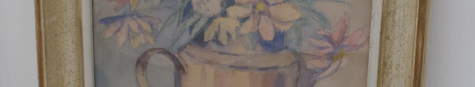 Kukallinen vintage taulu