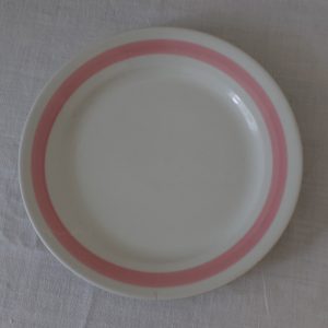 vaaleanpuna raita ruokalautanen, Arabia