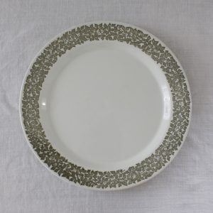 vihreä kuvioinen ruokalautanen, Arabia