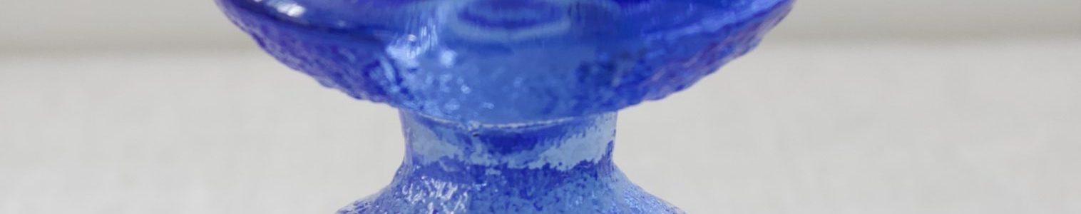 sininen Festivo kynttilänjalka, 1-solmu, Iittala