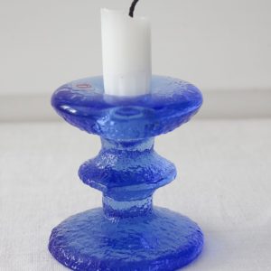 sininen Festivo kynttilänjalka, 1-solmu, Iittala