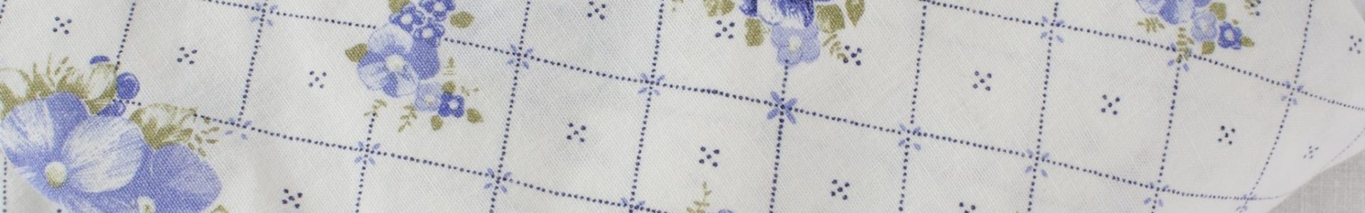 sinikukallinen vintage pussilakana