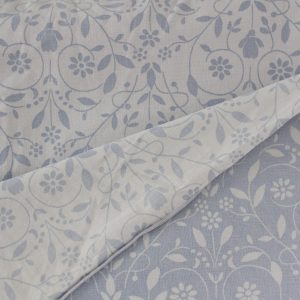 vaaleansini kuviollinen vintage pussilakana